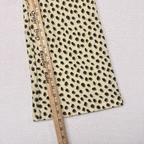 Beach Riot Hailey Pants Size Small Cheetah Print Wide Leg Relaxed Lounge Cropped - Picture 8 of 8